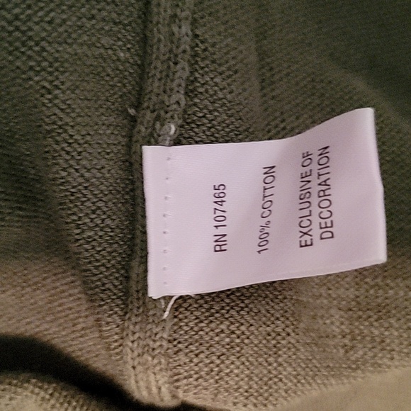 Bua//Bua knit embroidered sweater.  Green.  Size Large. Tunic - Picture 5 of 5